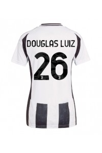 Juventus Douglas Luiz #26 Voetbaltruitje Thuis tenue Dames 2024-25 Korte Mouw